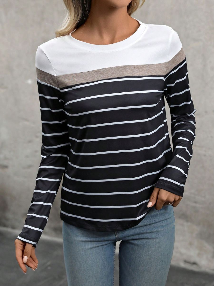 BLUSA MANGA LARGA A RAYAS Blusa 08 Florebele S 