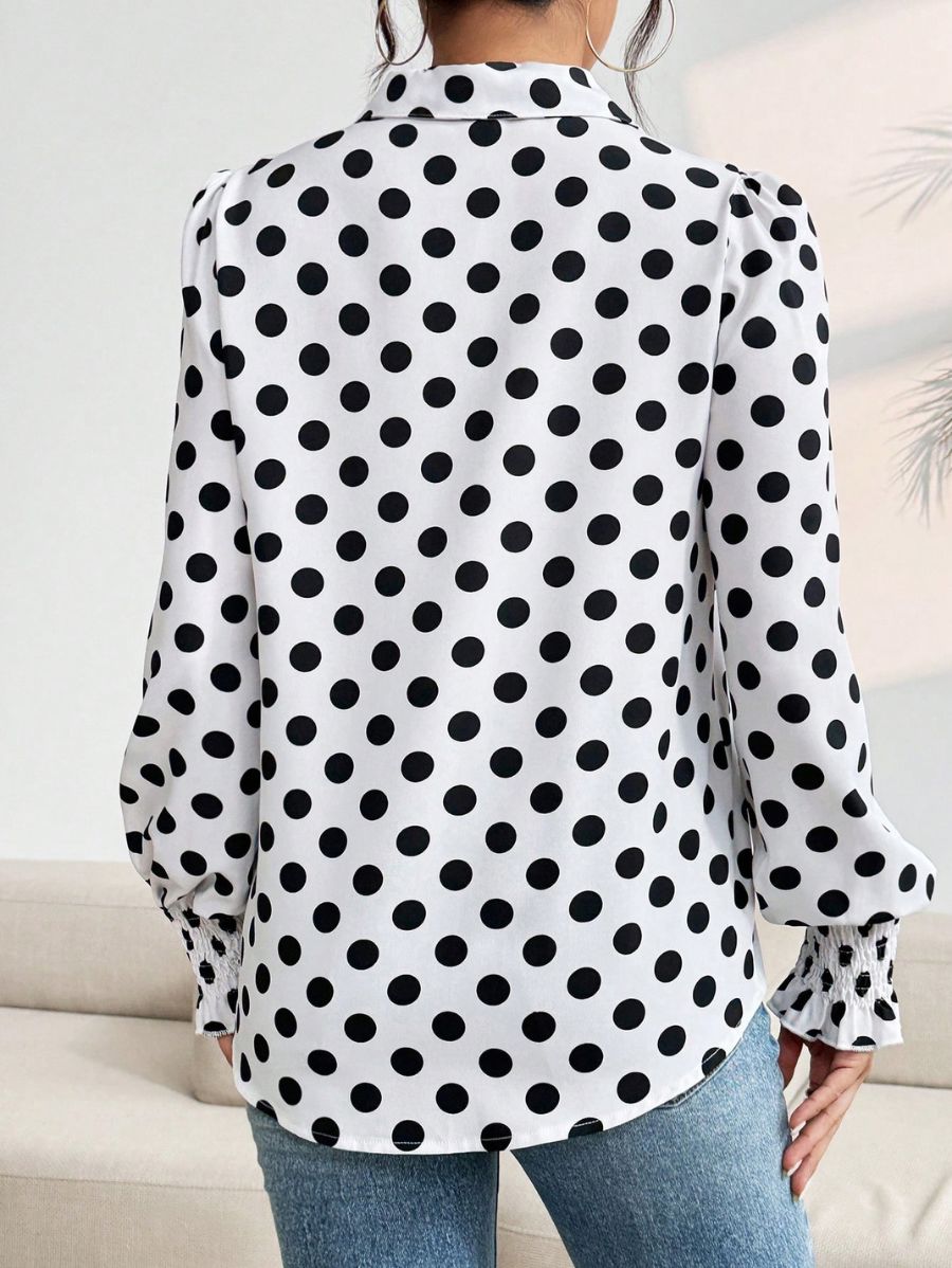 CAMISA CON LUNARES Camisa 26 Florebele 