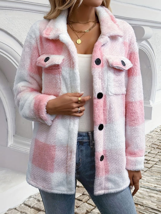 CAMPERA A CUADROS CON BOTONES Campera 11 Florebele S 