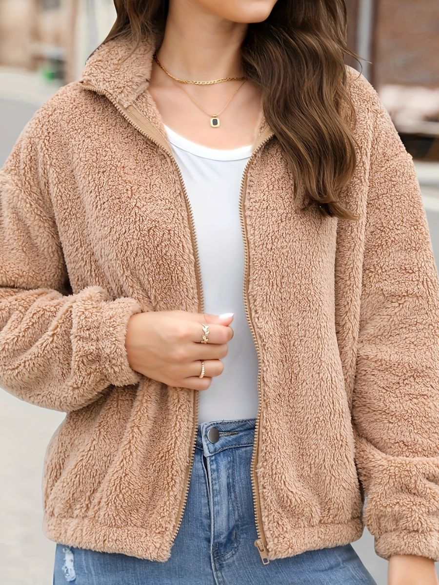 CAMPERA CON CIERRE TEDDY Campera 03 Florebele 
