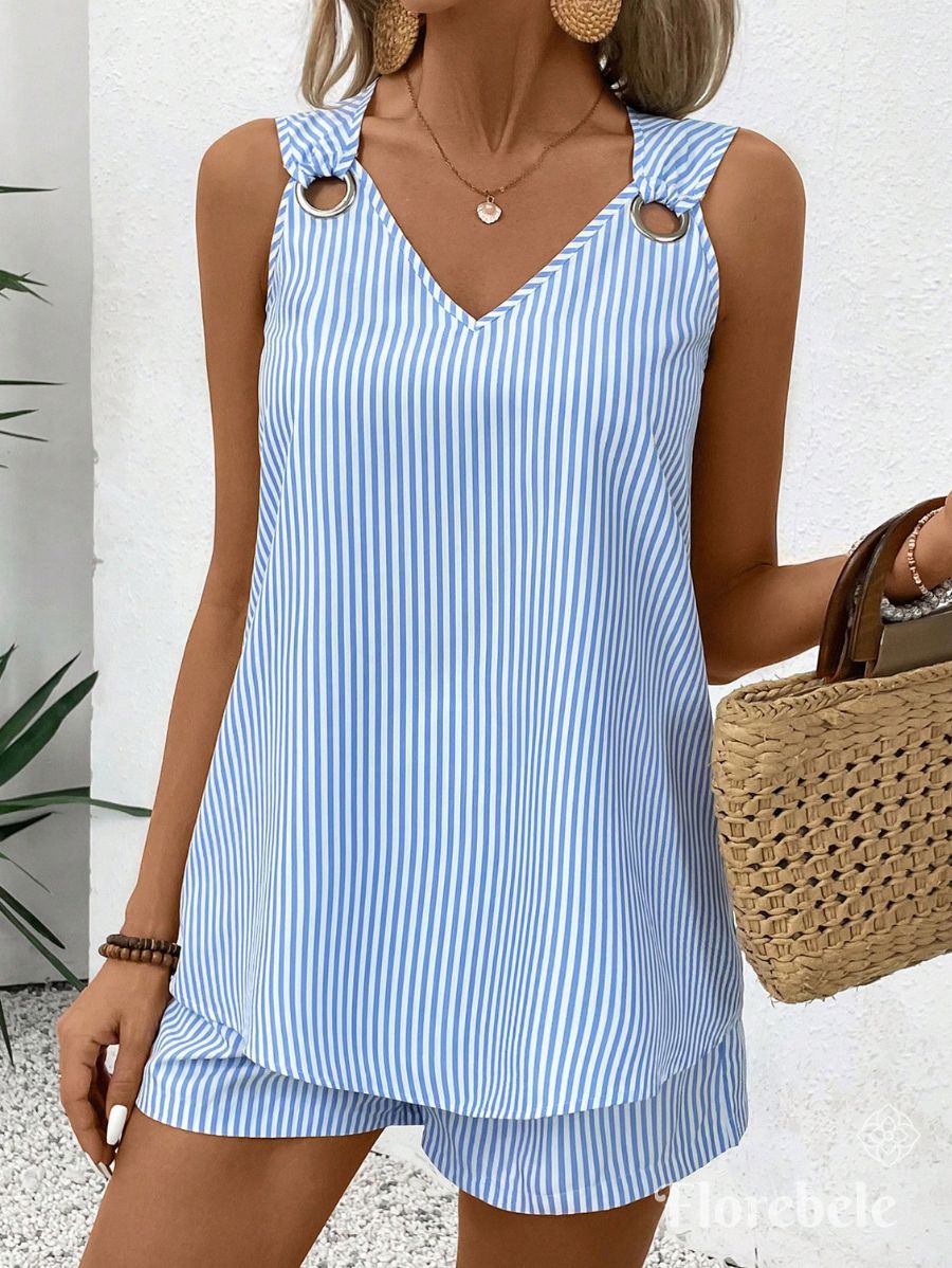 CONJUNTO A RAYAS Conjunto 17 Florebele 