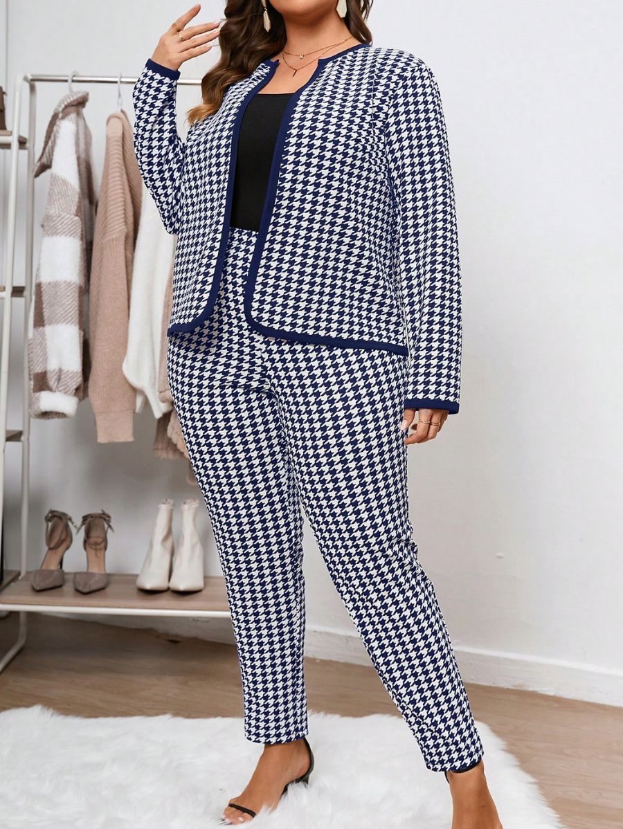 CONJUNTO DE CHAQUETA Y PANTALÓN Conjunto Plus Size 08 Florebele 