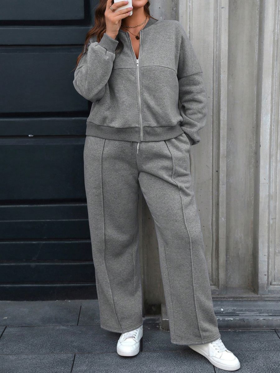 CONJUNTO DEPORTIVO DE CAMPERA Y PANTALÓN Conjunto Plus Size 05 Florebele 