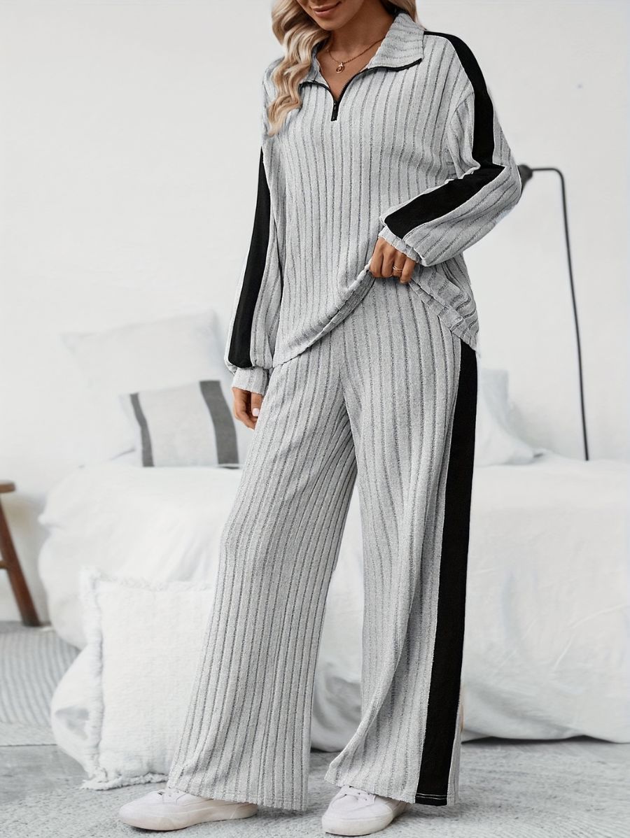 CONJUNTO HOLGADO GRIS Conjunto 15 Florebele 