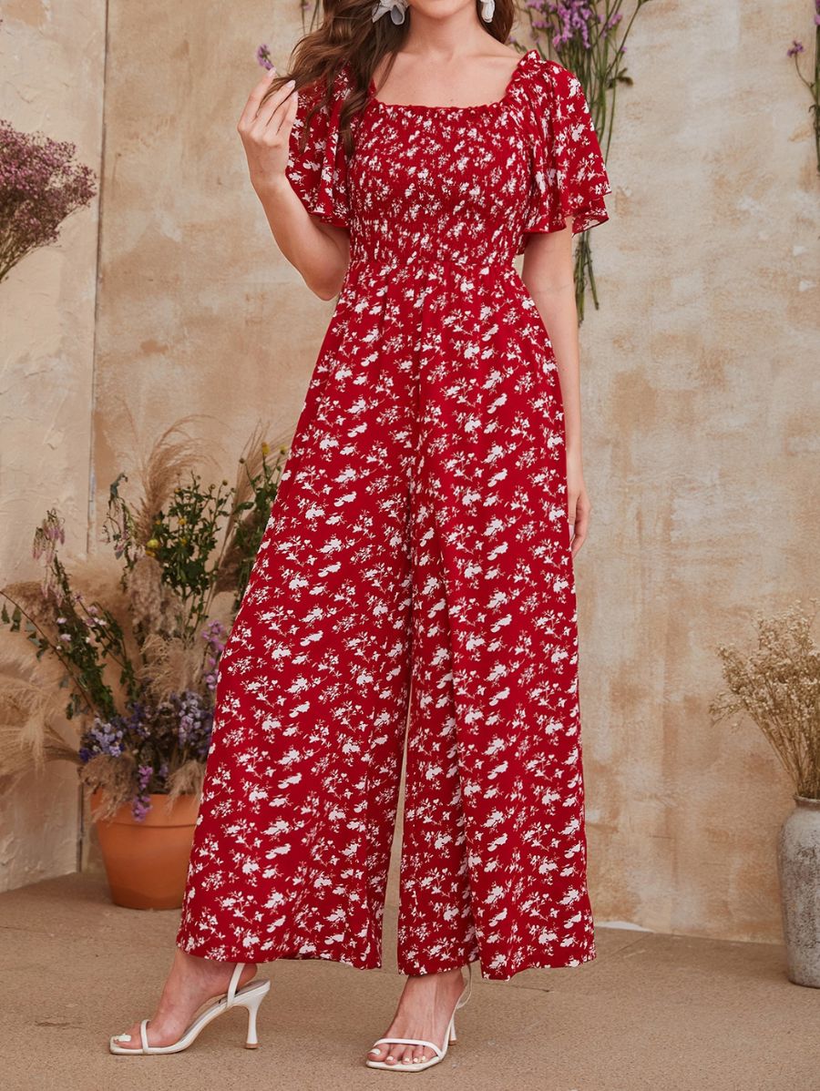 ENTERITO FLORAL CON FRUNCIDO Enterito 07 Florebele XS 