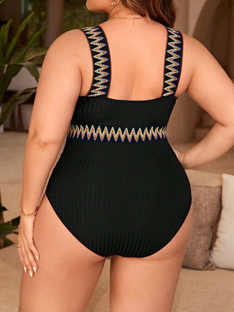 ENTERIZA CON TIRANTES ELÁSTICOS Enteriza Plus Size 18 Florebele 