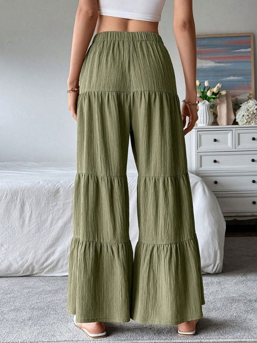 PANTALÓN CON VOLANTES Pantalón 19 Florebele 