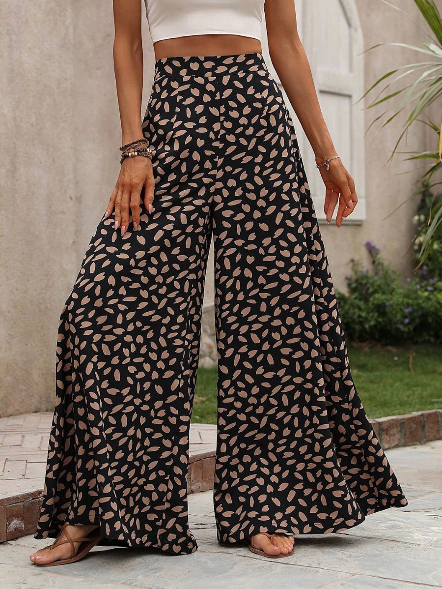 PANTALÓN HOLGADO CON ESTAMPADO Pantalón 36 Florebele S 