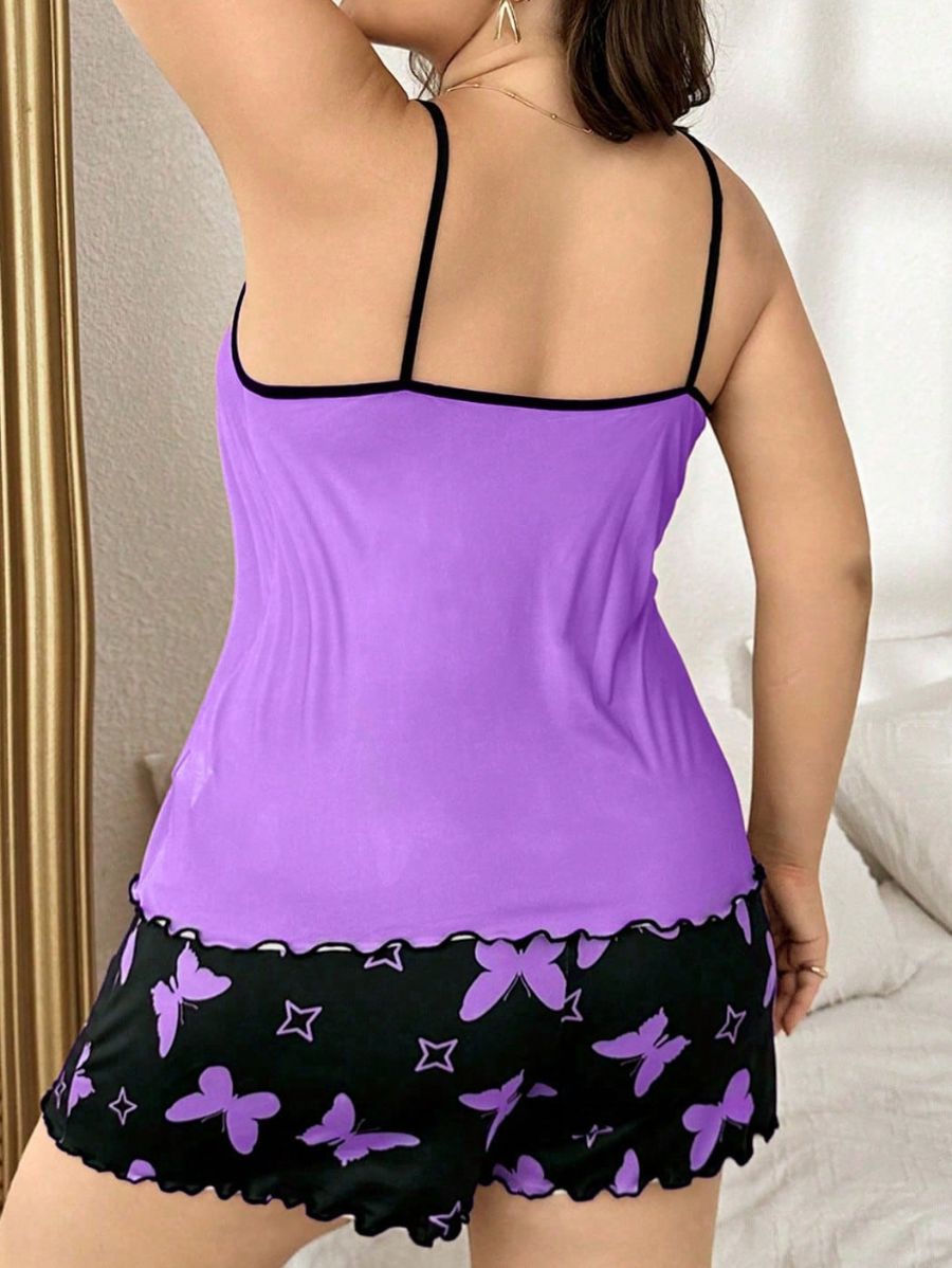 PIJAMA CON MARIPOSAS Y CORAZÓN Pijama Plus Size 10 Florebele 