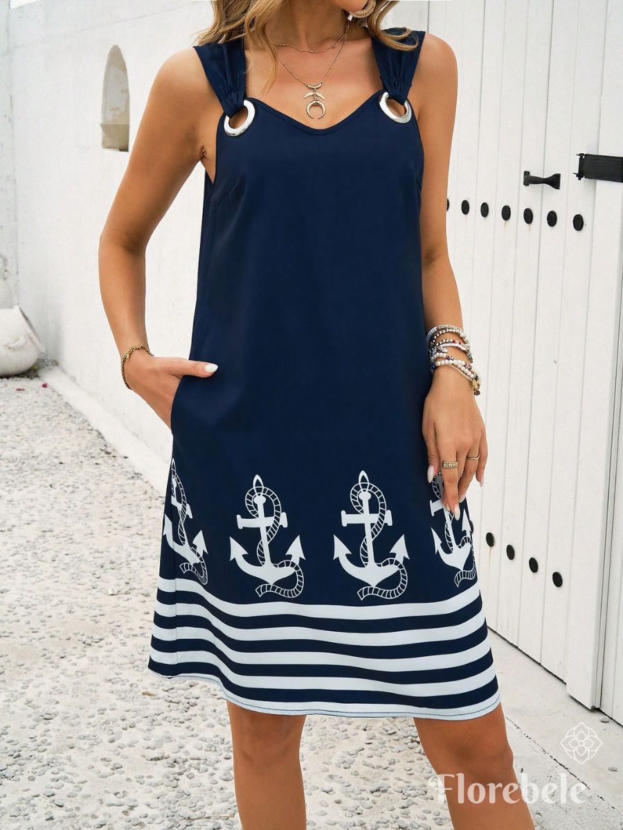 VESTIDO CON ESTAMPADO DE RAYAS Vestido 29 Florebele S 