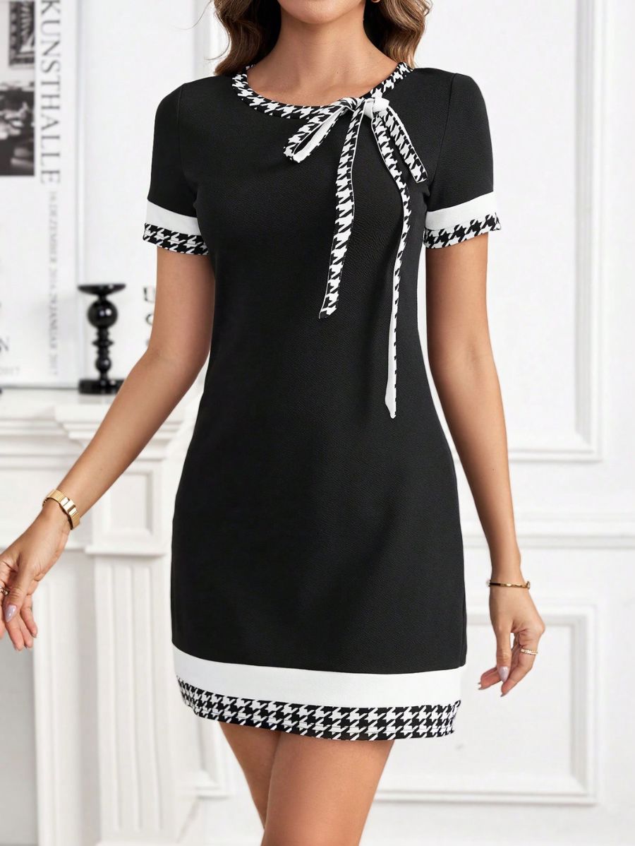 VESTIDO CORTO CON LAZO Vestido 30 Florebele S 