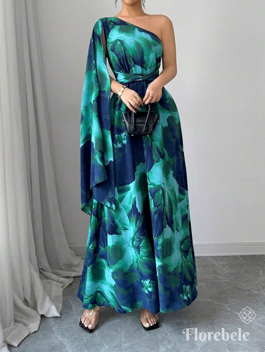 VESTIDO DE UN HOMRBO ESTAMPADO Vestido 28 Florebele S 