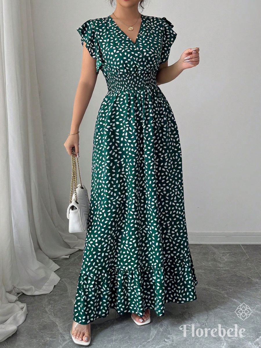 VESTIDO LARGO ESTAMPADO Vestido 01 Florebele XS 